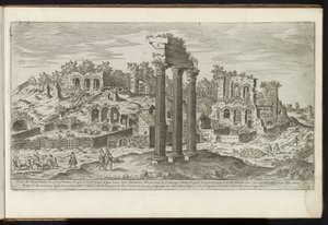 Palatino a Roma da Etienne Duperac