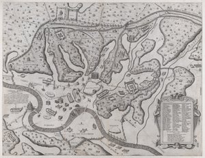 Speculum Romanae Magnificentiae: Antica Roma e le sue colline, da ovest, 1573
