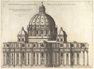 Speculum Romanae Magnificentiae: Elevazione che mostra l