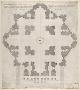 Speculum Romanae Magnificentiae: Pianta di San Pietro