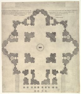 Speculum Romanae Magnificentiae: Pianta di San Pietro, 1569