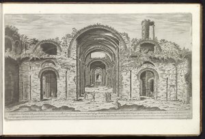 Terme di Diocleziano a Roma da Etienne Duperac