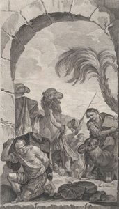 La Cappella degli Enfants-Trouvés a Parigi: La Suite dei re magi: cammellieri e portatori...