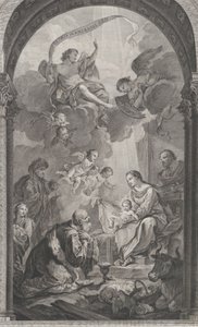 La cappella degli Enfants-Trouvés a Parigi: Les Rois mages Gaspard et Melchior adorant l