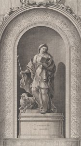 La Cappella degli Enfants-Trouvés a Parigi: Sainte Geneviève des Ardents, 1757 da Etienne Fessard