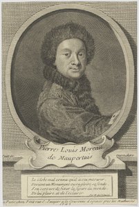 Pierre Louis Moreau de Maupertuis 1698-1759, 1743 da Etienne Jehandier Desrochers