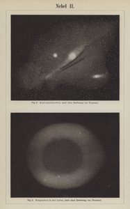 Vedute della Nebulosa di Andromeda e della Nebulosa Anello nella costellazione della Lira