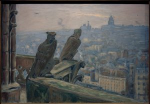 Parigi vista da Notre-Dame da Etienne Moreau Nelaton