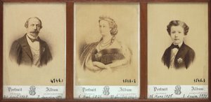 Ritratto della famiglia Imperiale da Etienne & Neurdein Louis Antonin (1846 p. 1915) Neurdein