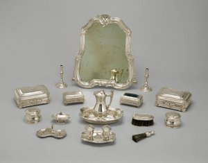 Servizio da toeletta, 1738-39 da Etienne Pollet