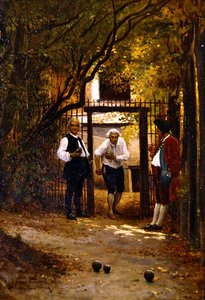 Giocando a bocce da Etienne Prosper Berne Bellecour