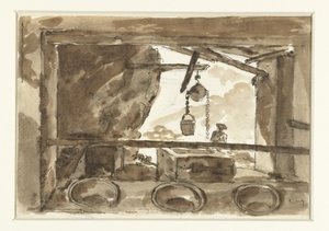 Osteria in campagna da Etienne de Lavallee Poussin