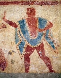Una danzatrice (dettaglio) da Etruscan