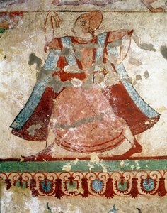 Danzatrice con lunga tunica (dettaglio) da Etruscan
