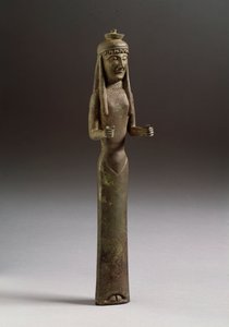 Arte etrusca: figura di offerente, scultura in bronzo dall