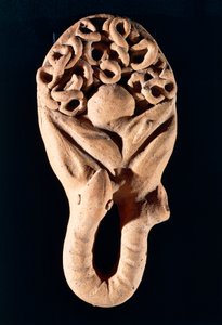 Offerta votiva in terracotta raffigurante un intestino