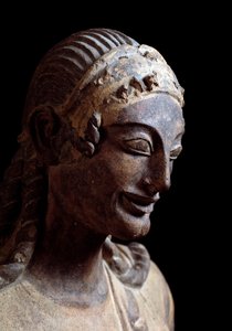 Testa di Apollo da Veio (dettaglio) da Etruscan