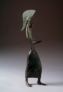 La dea etrusca Menerva (Menrva) - Scultura in bronzo, 440-420 a.C. da Etruscan