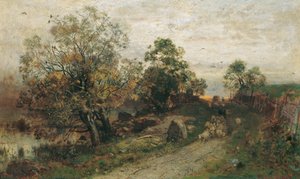 Sorgere della luna da Eugen Jettel