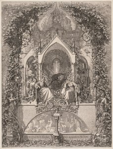 Briar Rose Dornröschen, 1836 da Eugen Napoleon Neureuther