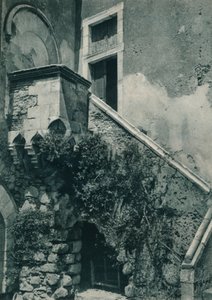Un angolo tranquillo di Taormina, Sicilia, Italia, 1927