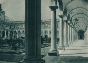 Chiostri nel Monastero di San Martino, vicino a Napoli, Italia da Eugen Poppel