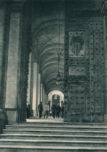 Ingresso del Vaticano da Piazza San Pietro, Roma, Italia