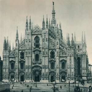 Facciata del Duomo, Milano, Italia, 1927