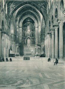 Interno della Cattedrale di Monreale, Sicilia, Italia, 1927 da Eugen Poppel