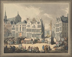 Place de Meir ad Anversa, 1797 da Eugen Poppel