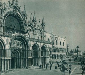 Basilica di San Marco, Venezia, Italia, 1927 da Eugen Poppel
