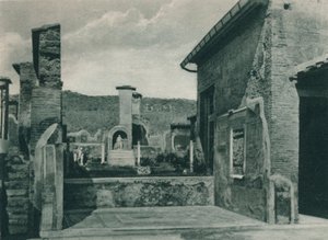 Strada che sale al foro, Pompei, Italia, 1927 da Eugen Poppel