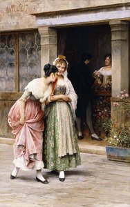 Il bouquet della domenica, 1893 da Eugen von Blaas