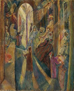 Bazar in Oriente da Eugen von Kahler