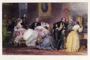 La convalescenza, Scena da In Estate a Parigi di Jules Janin da Eugene Louis Lami