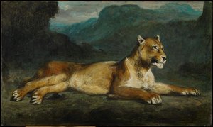 Leonessa sdraiata