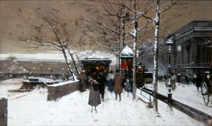 Quai de Seine da Eugene Galien Laloue