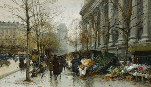 La Madeleine, Parigi da Eugene Galien Laloue