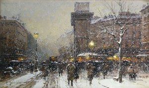 La Porte St. Martin da Eugene Galien Laloue