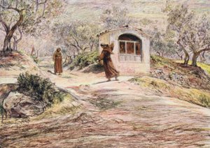 San Francesco fa girare più volte Frate Masseo per trovare la strada da seguire