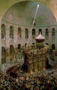 La Chiesa del Santo Sepolcro, Gerusalemme: Feste delle torce da Eugene Alexis Girardet