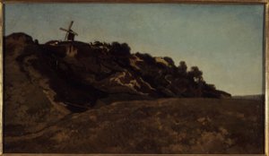 Veduta di Montmartre, circa 1848