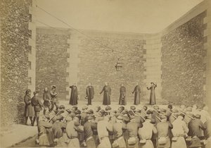 Esecuzione degli ostaggi, prigione di La Roquette, il 24 maggio 1871 da Eugene Appert