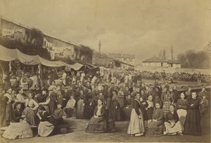Prigione dei Cantieri, il 15 agosto 1871, Versailles, 1870-71 da Eugene Appert