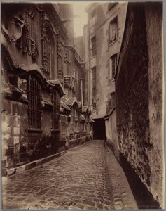 Antico ossario di Saint-Gervais-Saint-Protais, rue François Miron da Eugène Atget
