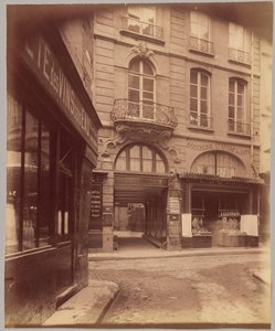 Balcone, rue Saint-André-des-Arts da Eugène Atget