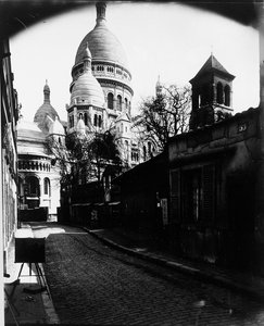 Parigi, la Basilica del Sacro Cuore, c.1900 da Eugène Atget