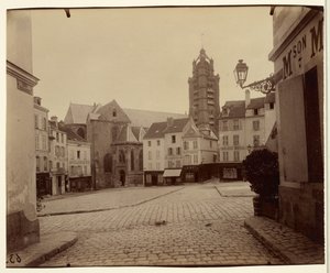 Pontoise, Place du Grand Martroy da Eugène Atget