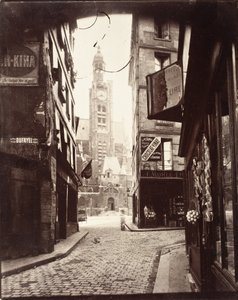 Via della Montagne Sainte-Geneviève da Eugène Atget