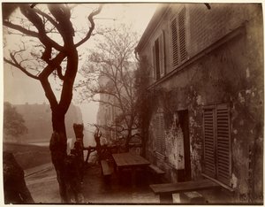 La taverna Lapin Agile, rue des Saules da Eugène Atget